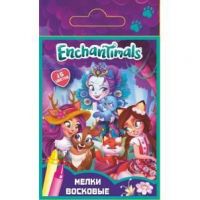 Centrum 89218 Мелки восковые Enchantimals, 16 цветов.