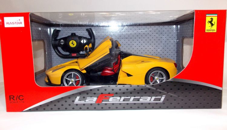 Rastar 50100Y Машина р/у Ferrari LaFerrari, 1:14, цвет жёлтый