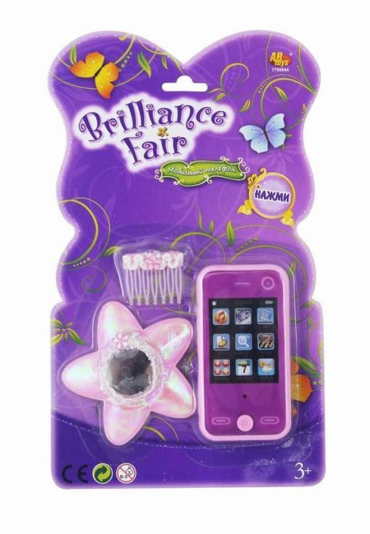 Brilliance Fair. Телефон в наборе с зеркалом, заколкой, со звуковыми эффектами