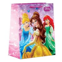 Подарочный пакетик "Принцессы Disney" 17х13х7 см, бумажный 