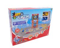 ABtoys PT-01012 Парковка 3-х уровневая в наборе с машинками и аксессуарами