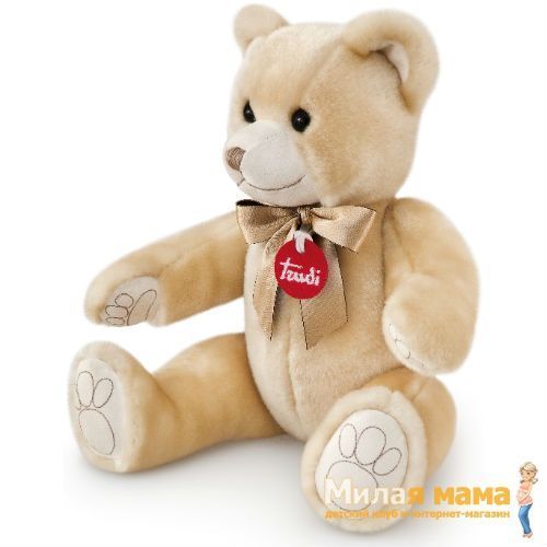 Trudi 25275 Мягкая игрушка Бежевый мишка Из детства, 32 см