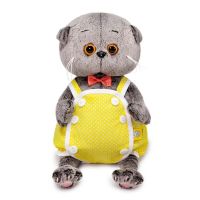 BUDI BASA BB-086 Мягкая игрушка BUDI BASA Кот Басик BABY в желтом песочнике 20 см