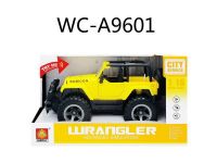 Китай MY390B Джип (желтый цвет), 1:16, инерционный, световые и звуковые эффекты, 27x14x15,5см
