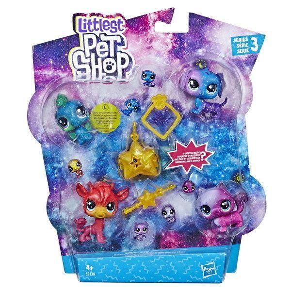 Hasbro E2130 LPS S3 Набор из 11 коллекционных питомцев "Космические Петы"