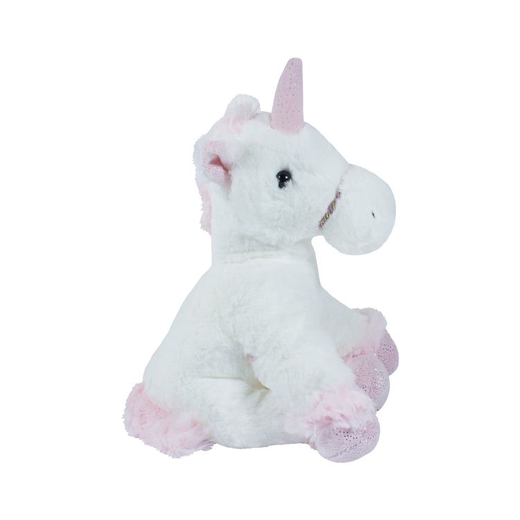 Мягкая игрушка Teddykompaniet единорог, белый, 30 см