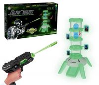 Junfa DQ-03485 Игровой набор Junfa Тир с бластером и мишенью, светится в темноте