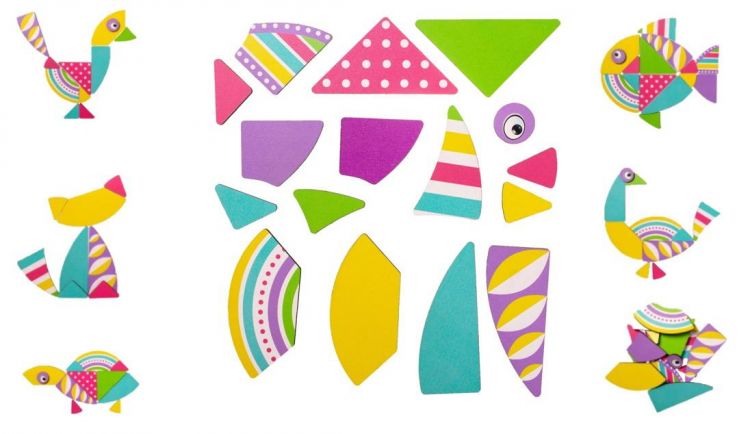 Woodlandtoys 169101 Головоломка пазл Woodlandtoys Любимые питомцы 12*12*2 см