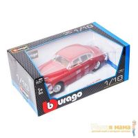 Bburago 18-12009 Mодель машины Gold JAGUAR MARK II (1959), 1:18, красная