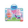 Peppa Pig 360082 Игрушки для ванной "Папа Свин и мама Свинка", 2 фигурки