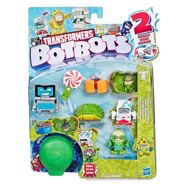 Hasbro E4906 Transformers BotBots Игровой набор 8 ботов из Садовой банды