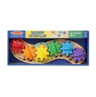 Melissa&Doug 3084 Доска развивающая Гусеница с шестеренками