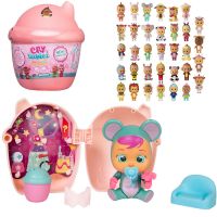 IMC Toys 97629/98442-3 Кукла IMC Toys Cry Babies Magic Tears серия Bottle House Плачущий младенец в комплекте с домиком и аксессуарами, Светло оранжевый