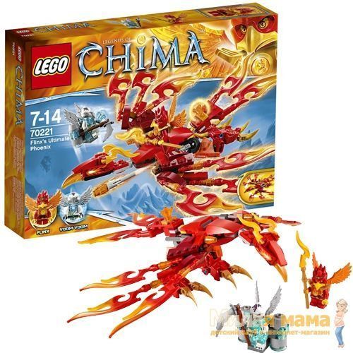 Lego Legends of Chima 70221 Лего Легенды Чимы Непобедимый Феникс Флинкса