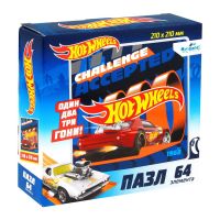 ORIGAMI 06859 Пазл ORIGAMI Hot Wheels На старт! Внимание! Марш! 64 элемента