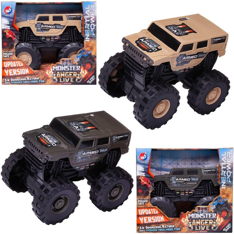 Junfa WC-11582 Машинка Junfa Джип-внедорожник 4х4 Гнев монстра 1:16, 2 вида
