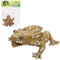 ABtoys (АБтойс) PT-01738 Фигурка Abtoys Юный натуралист Лягушки Лягушка (хаки с белыми пятнами), термопластичная резина