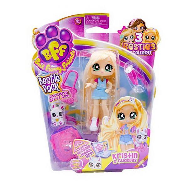ABtoys (АБтойс) 78098 Best Furry Friends Кукла Bestie с питомцем на блистере, 2 серия, Kristin