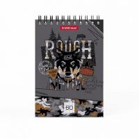 ErichKrause 49671ЕК Блокнот на спирали ErichKrause Rough Native, А6, 60 листов, клетка