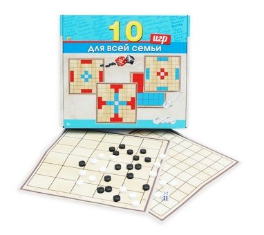 Рыжий кот ИН-8515 Игра настольная Игры для всей семьи 10 игр в 1