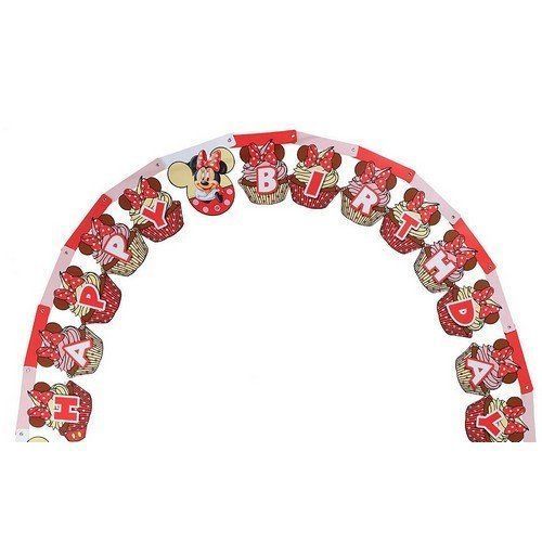 Procos 82678 Гирлянда "Кафе Минни "Happy Birthday", 2,1 м