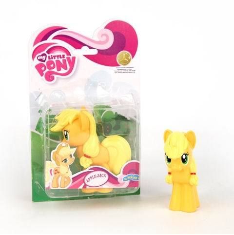 My Little Pony 1120084 Пони Apple Jack 9 см, в блистере, ПВХ