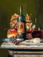 Белоснежка 320-AS Раскраски по номерам 30*40 см Вечерний натюрморт