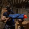 Hasbro B3855 Nerf Бластер Нёрф Райвл "Атлас" XVI-1200 с шариками, команда синих