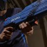 Hasbro B3855 Nerf Бластер Нёрф Райвл "Атлас" XVI-1200 с шариками, команда синих