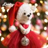 Orange Toys LD018 Lucky Doggy Мягкая игрушка Собачка Lucky Lili: Рождество, 25 см