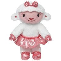 TY 42085 Мягкая игрушка Доктор Плюшева, Овечка Лэмми озвученная, 20 см