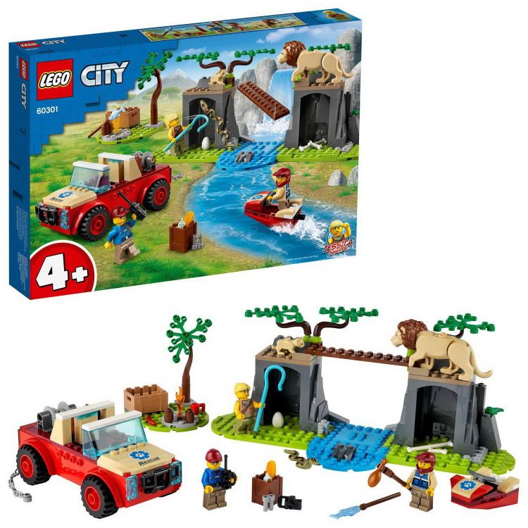LEGO (Лего) 60301-L Конструктор LEGO City Wildlife Спасательный внедорожник для зверей LEGO (Лего) 60301-L Конструктор LEGO City Wildlife Спасательный внедорожник для зверей