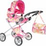 Melobo K0104 Коляска для куклы с переноской и сумкой в комплекте, 76,5х44х83 см
