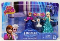 Mattel CMB27 Куклы Танцующие принцессы Анна и Эльза в блестящих платьях, 10 см