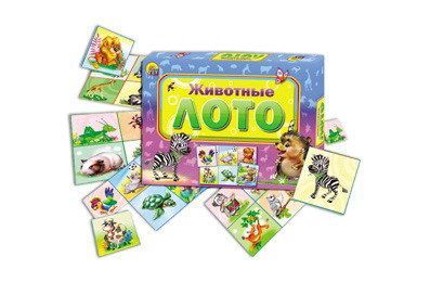 Рыжий Кот ИН-5840 Игра настольная Лото Животные