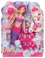 Mattel CFF49 Кукла Барби Русалочка с волшебными пузырьками
