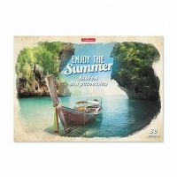 ErichKrause 49833ЕК Альбом для рисования А4 30 листов ErichKrause Enjoy The Summer, клеевое скрепление