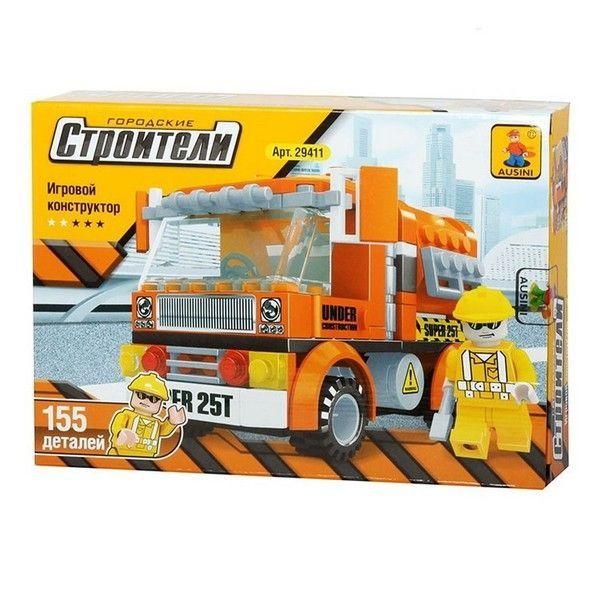Ausini 29411 Конструктор Грузовик "Городские строители", 155 дет.