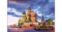 Puzzolini 7713 Пазл Москва Храм Василия Блаженного, 1000 элементов