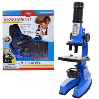 EASTCOLIGHT 21361 Микроскоп c аксессуарами увеличение 100х450х900, 36 предметов в наборе, цвет синий