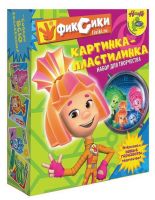 CENTRUM 84214 Набор для творчества CENTRUM Картинка-пластилинка "Фиксики" (Симка) размер 18,5Х5Х22,5см