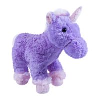 Мягкая игрушка Teddykompaniet единорог, фиолетовый, 30 см