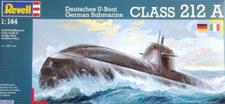 Revell 05019 Сборная модель Немецкая подводная лодка класса U212A