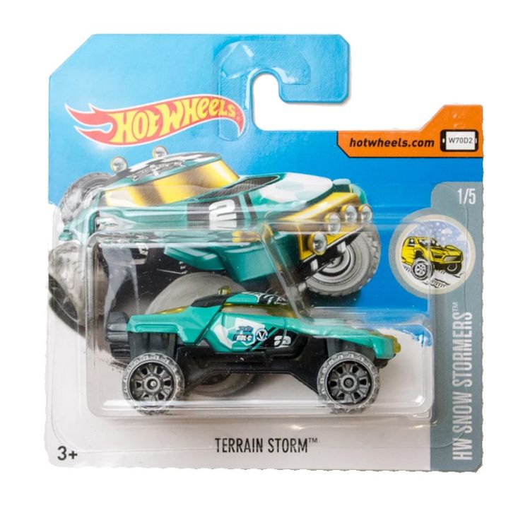 Mattel DTY27 Hot Wheels Машинка Хот Вилс базовая Terrain Storm, 1:64
