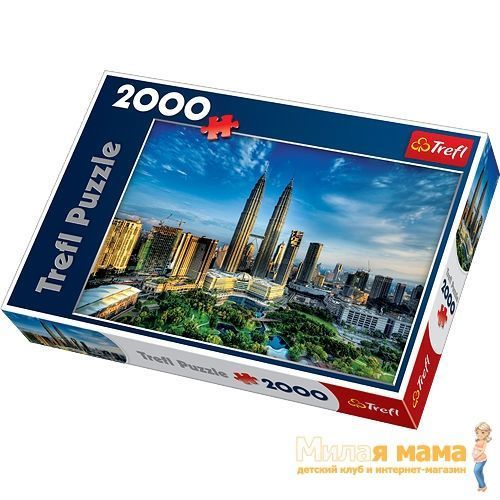 Trefl 27075 Башни-близнецы Петронас, 2000 деталей