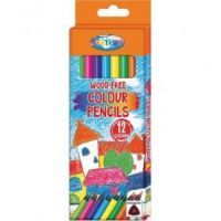 Centrum 89152 Карандаши цветные пластиковые 12 цветов, трехгранные, длина 177мм, в картонной упаковке с европодвесом