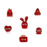 Hasbro B8444 Hanazuki 6 фигурок-сокровищ в упаковке, красный набор