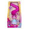 Hasbro C1305 Тролль Розочка с супер длинными светящимися волосами