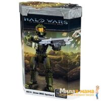 Фигурка воина Spartan II в зелёной броне из серии "Halo"