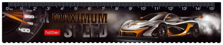Hatber MNp-15117 Линейка Hatber 15х3см Super car Hatber MNp-15117 Линейка Hatber 15х3см Super car